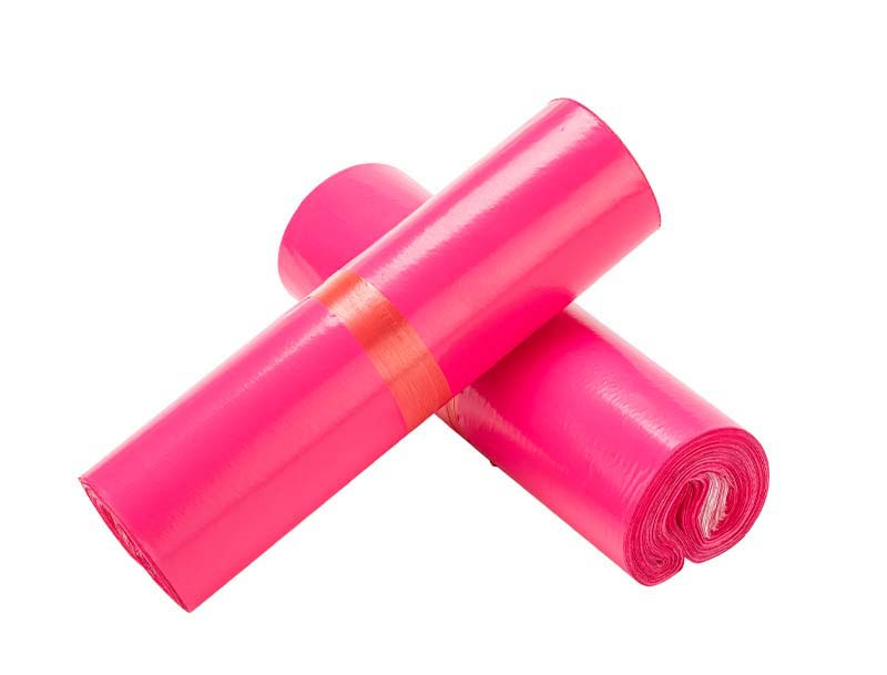 温岭玫红色快递袋-02